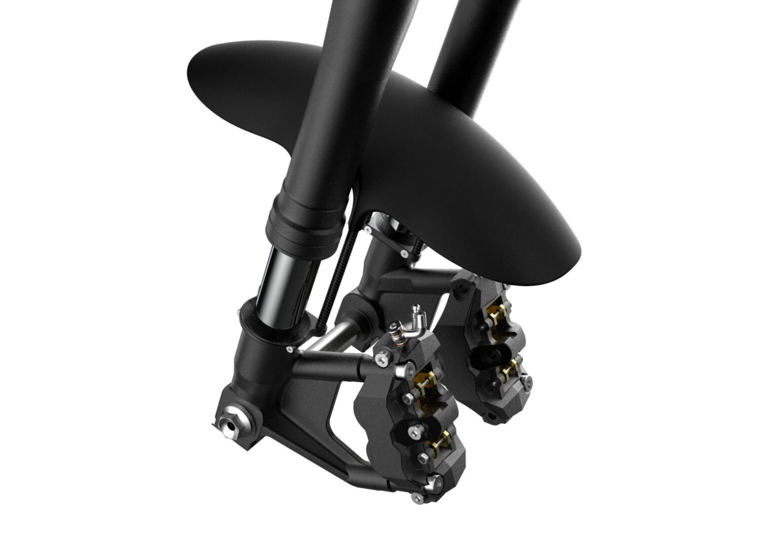 Clean Front Fender For USD Forks